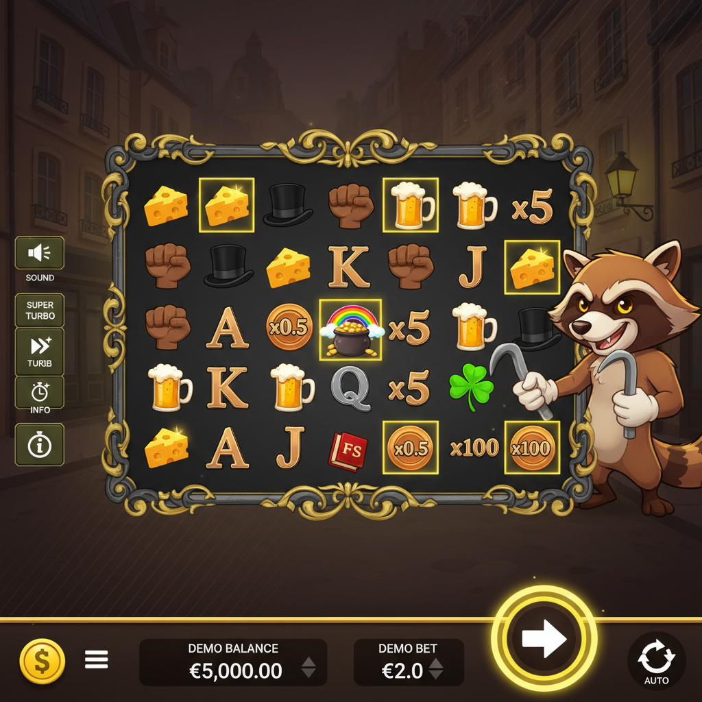 Le Bandit slot gameplay screenshot
