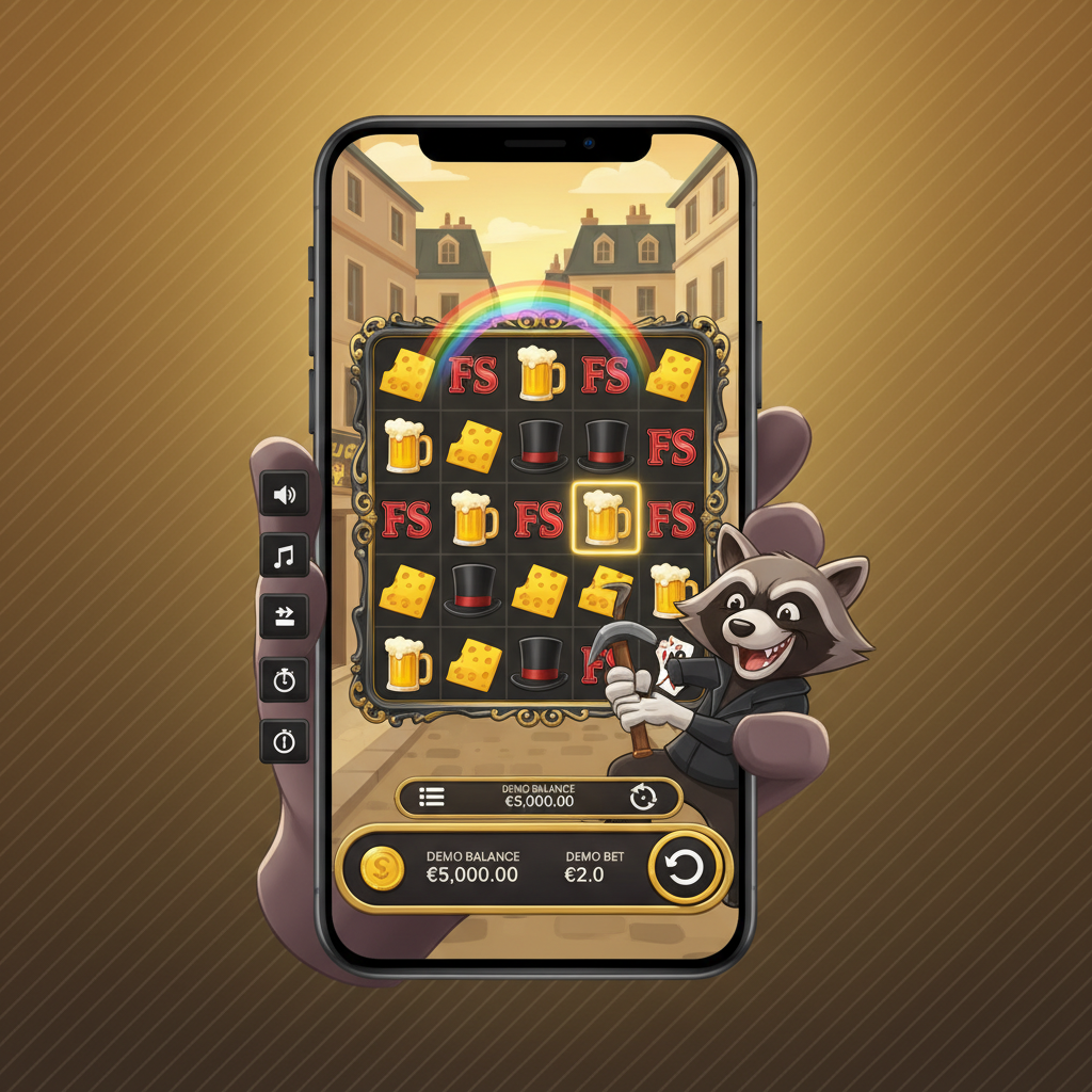 Le Bandit på en smartphone-skärm - mobilversion för Sverige