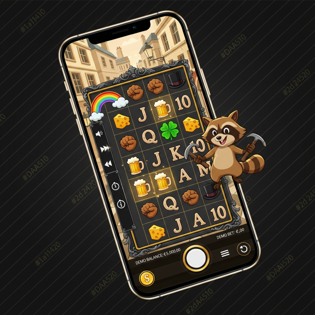 Le Bandit - huvudspelskärm på smartphone