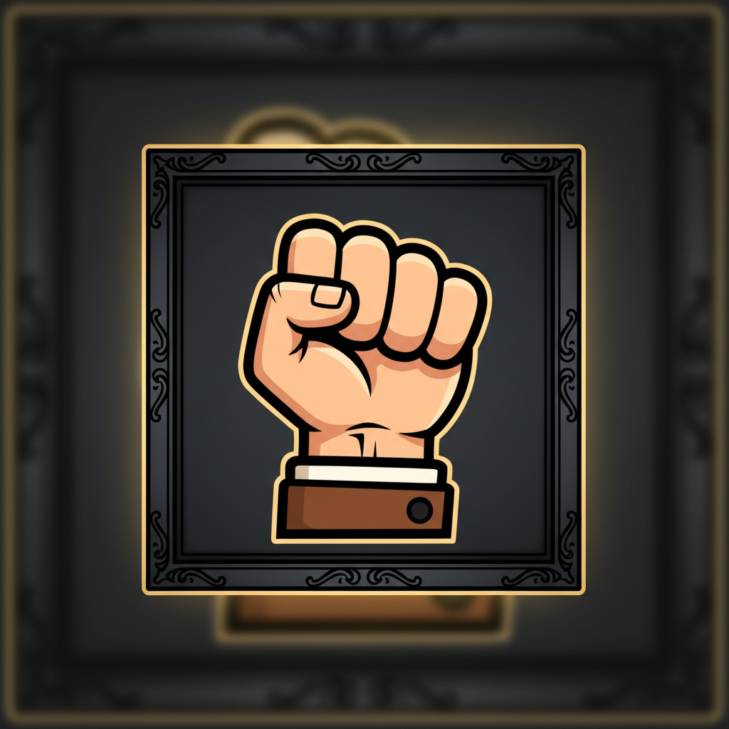 Hand Fist symbol i Le Bandit - betalar 100x vid max